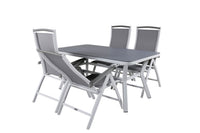 Spisegruppe Virya med stolene Albany 
