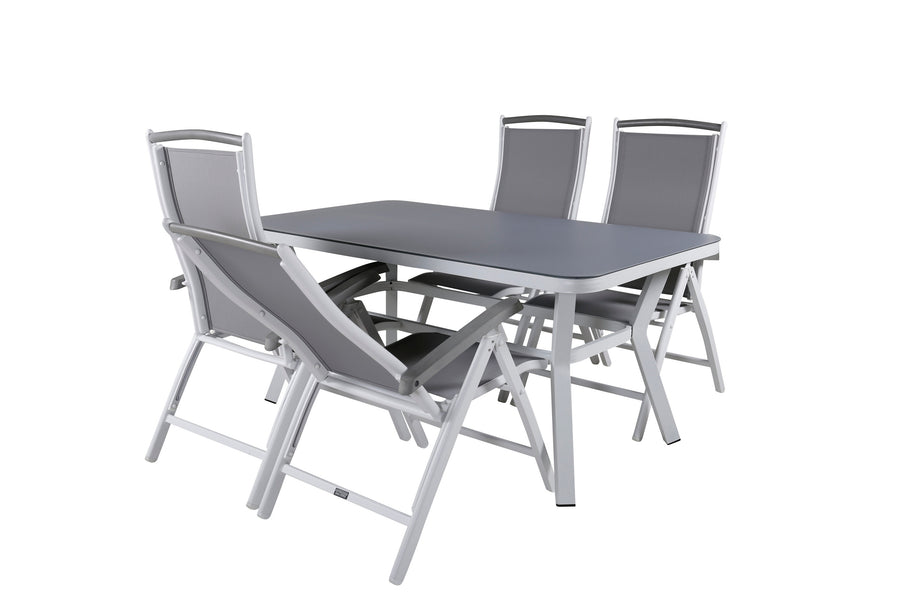 Spisegruppe Virya med stolene Albany 