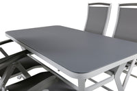 Spisegruppe Virya med stolene Albany 
