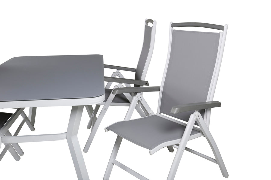 Spisegruppe Virya med stolene Albany 