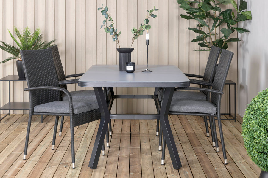 Ensemble de repas rectangulaire Virya 