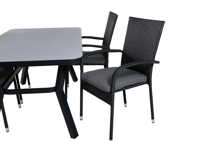 Ensemble de repas rectangulaire Virya 