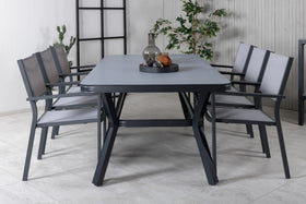 Ensemble de repas rectangulaire Virya 