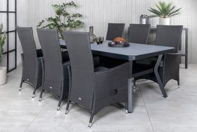 Ensemble de salle à manger rectangulaire Virya 