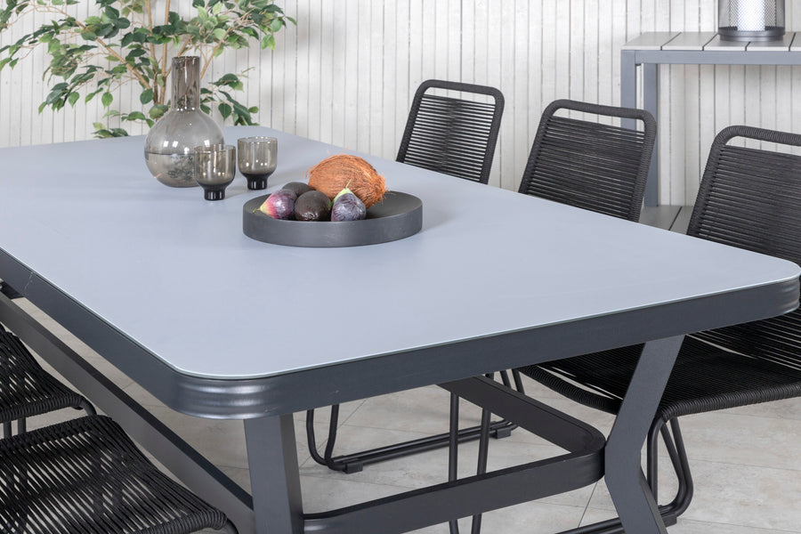 Ensemble de salle à manger Virya avec chaises Lindos