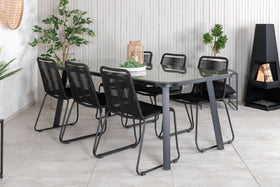 Spisegruppe Paola med stolene Lindos 