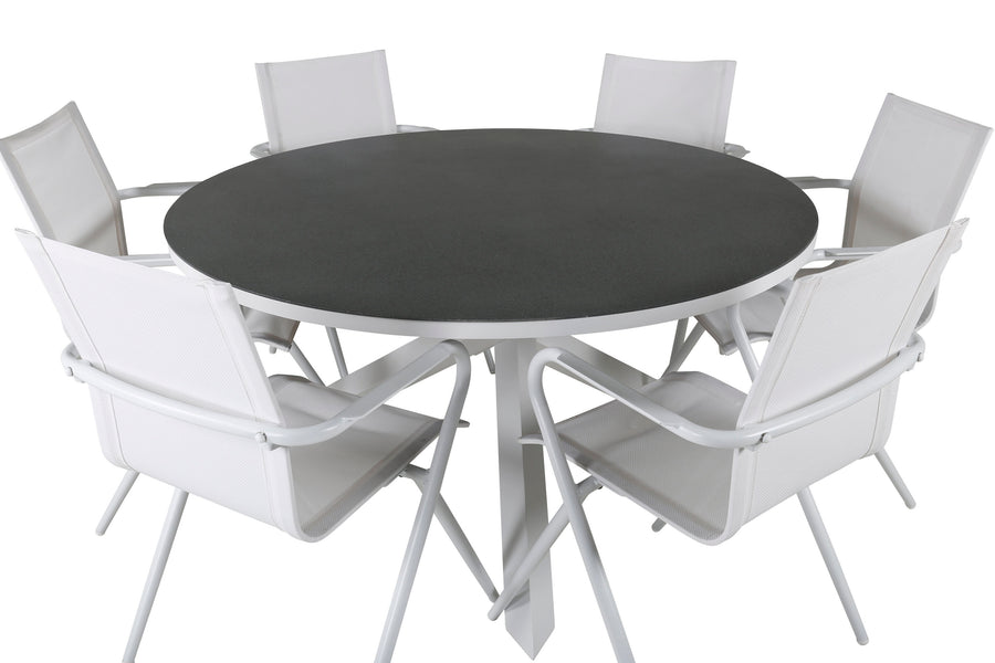 Ensemble de repas rond Copacabana 