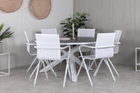 Ensemble de repas rond Copacabana 