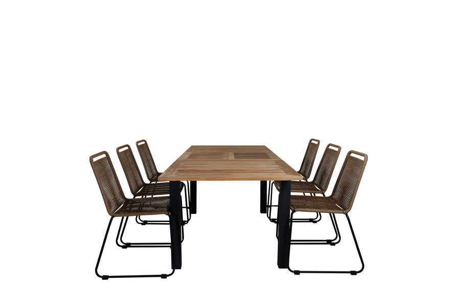 Panama Rektangulær Spisegruppe 