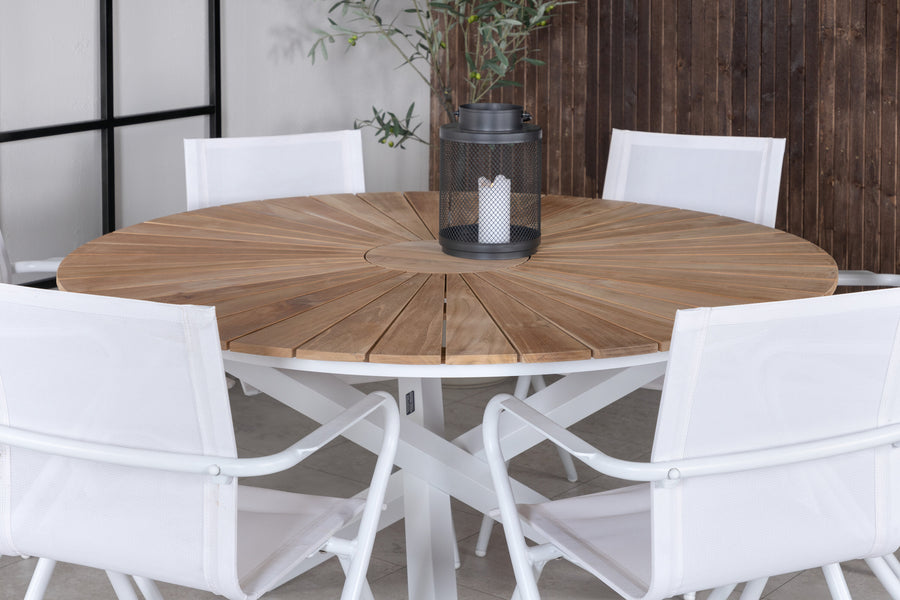 Spisegruppe Mexico med stolene Alina