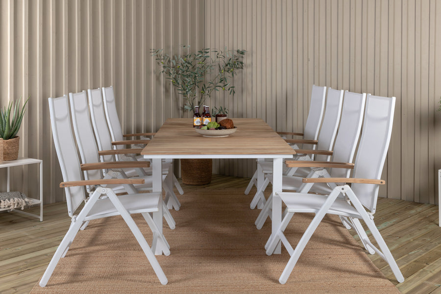 Mexico rektangulær spisegruppe