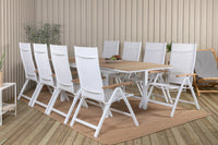 Mexico rektangulær spisegruppe