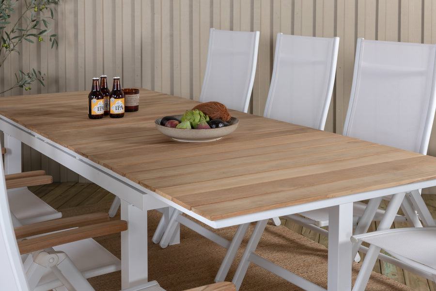 Mexico rektangulær spisegruppe