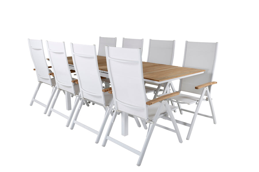 Mexico rektangulær spisegruppe