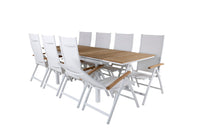 Mexico rektangulær spisegruppe