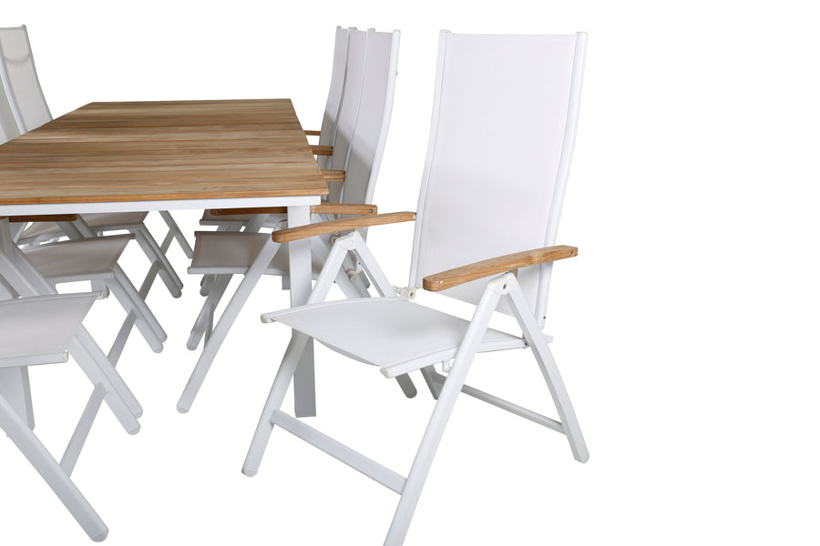 Mexico rektangulær spisegruppe