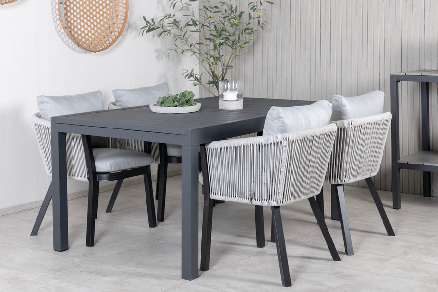 Marbella Rektangulær Spisegruppe 