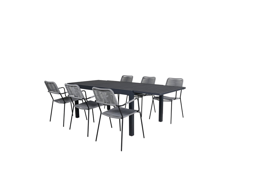 Marbella Rektangulær Spisegruppe 