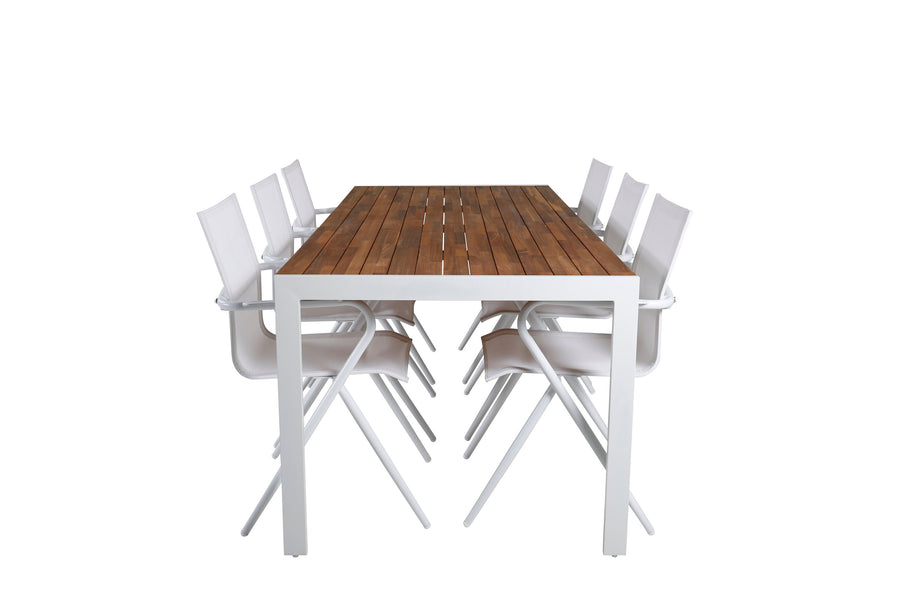 Bois Rektangulær Spisegruppe 