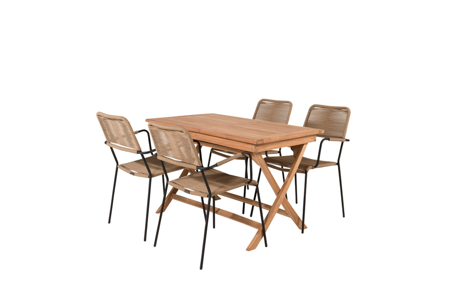 Kenya Rektangulær Spisegruppe 