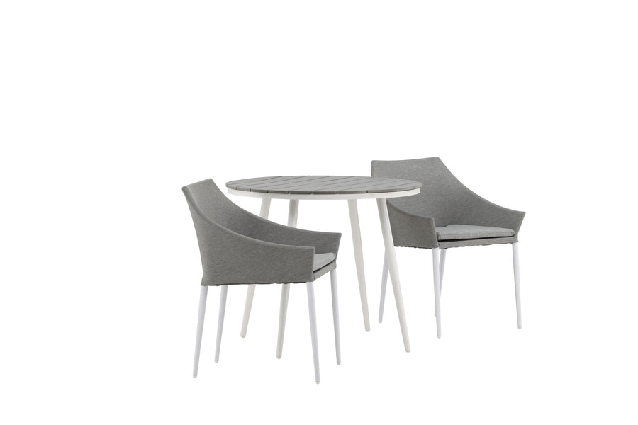 Break Rund Spisegruppe + 2 stk Spoga spisestol 