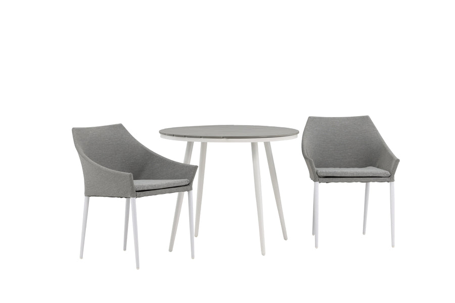 Break Rund Spisegruppe + 2 stk Spoga spisestol 