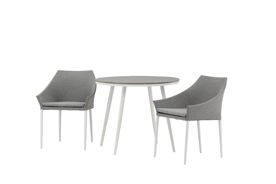 Break Rund Spisegruppe + 2 stk Spoga spisestol 