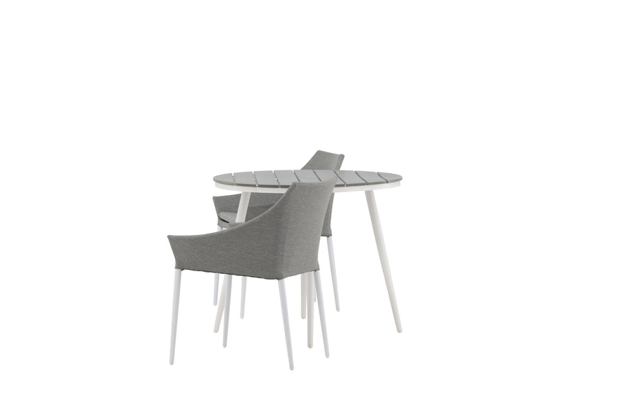 Break Rund Spisegruppe + 2 stk Spoga spisestol 