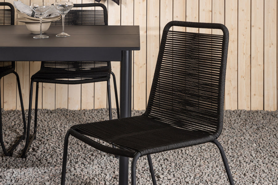 La table à manger Modena avec les chaises Lindos 