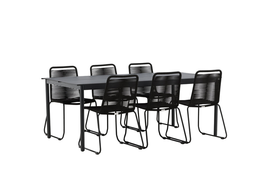 La table à manger Modena avec les chaises Lindos 