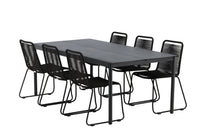 La table à manger Modena avec les chaises Lindos 