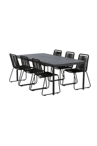 La table à manger Modena avec les chaises Lindos 