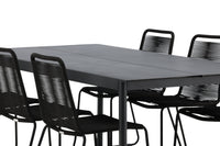 La table à manger Modena avec les chaises Lindos 