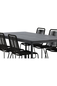 La table à manger Modena avec les chaises Lindos 