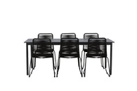 La table à manger Modena avec les chaises Lindos 