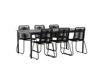 La table à manger Modena avec les chaises Lindos 