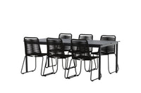 La table à manger Modena avec les chaises Lindos 