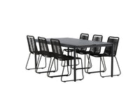 La table à manger Modena avec les chaises Lindos 