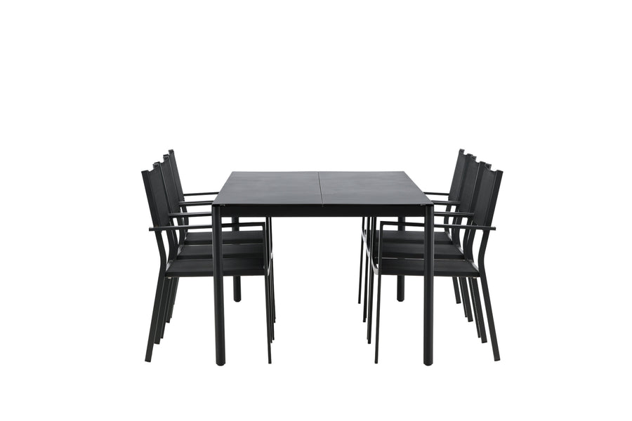 Modena Rektangulær Spisegruppe 