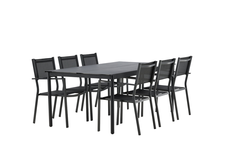 Modena Rektangulær Spisegruppe 