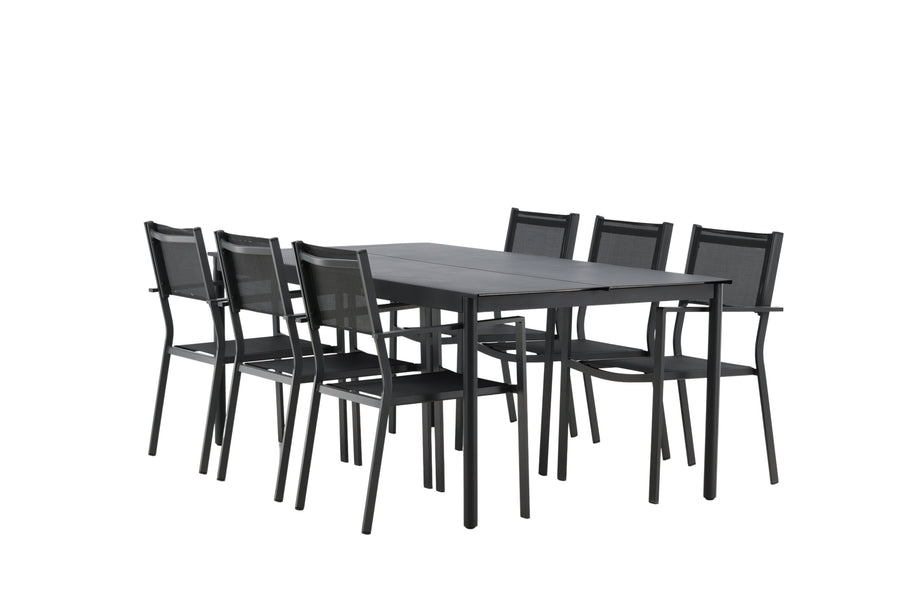 Modena Rektangulær Spisegruppe 