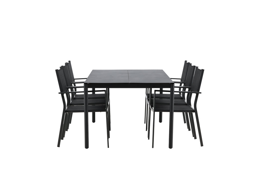 Modena Rektangulær Spisegruppe 