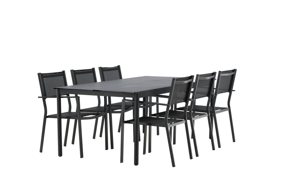 Modena Rektangulær Spisegruppe 