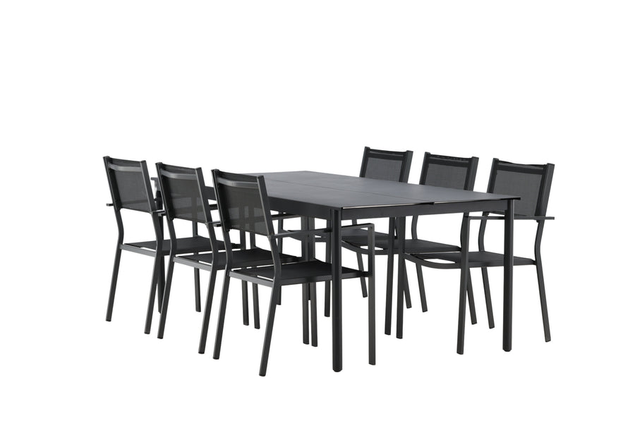 Modena Rektangulær Spisegruppe 