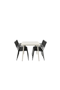 Lina Rektangulær Spisegruppe 