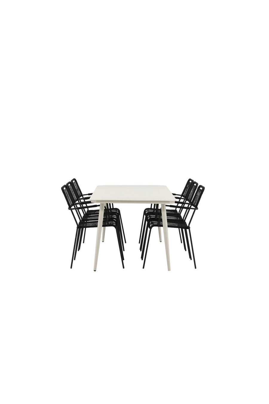 Lina Rektangulær Spisegruppe 