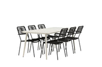 Lina Rektangulær Spisegruppe 