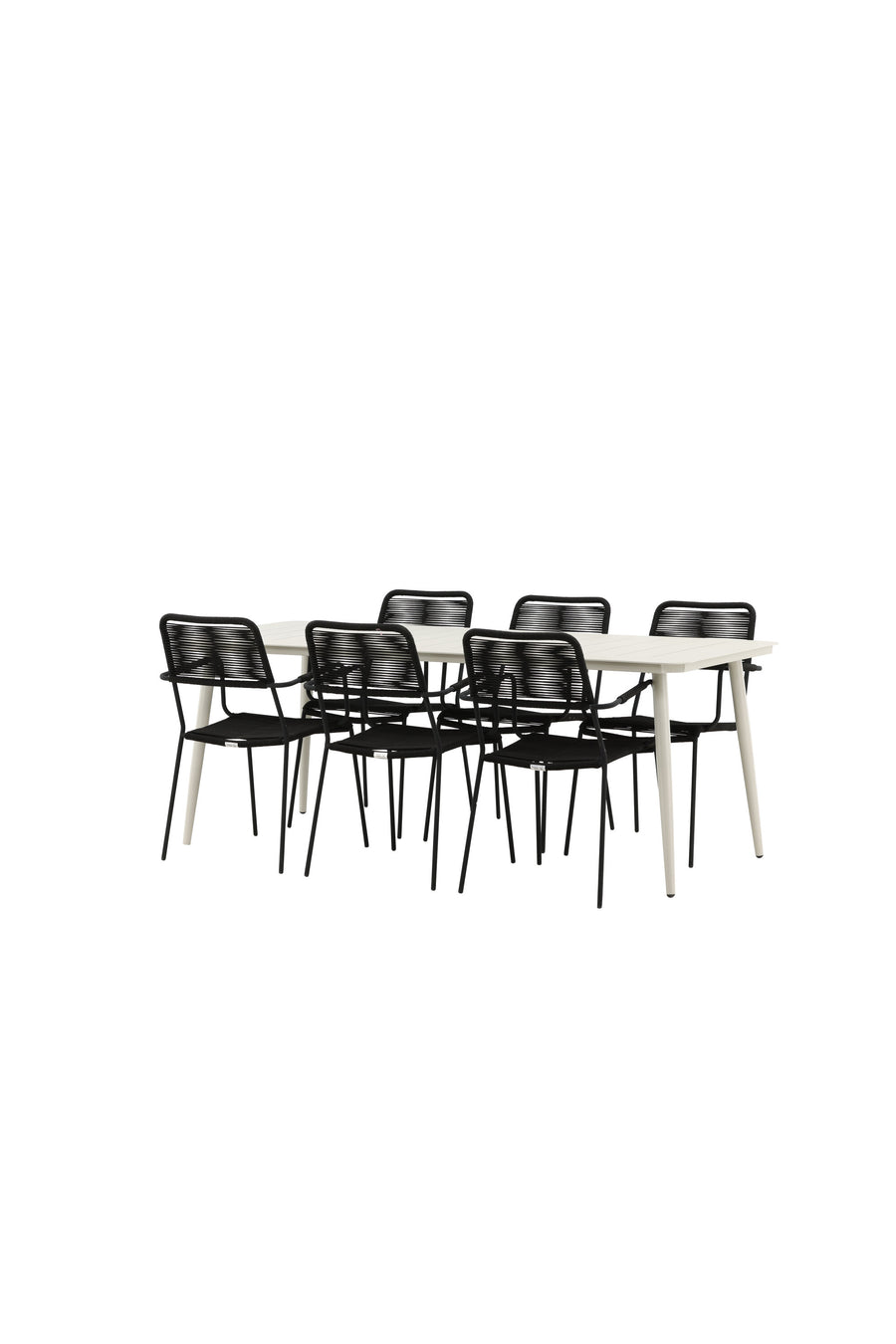 Lina Rektangulær Spisegruppe 