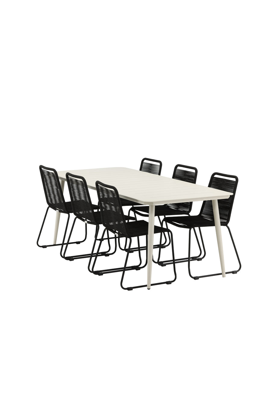 Lina Rektangulær Spisegruppe 