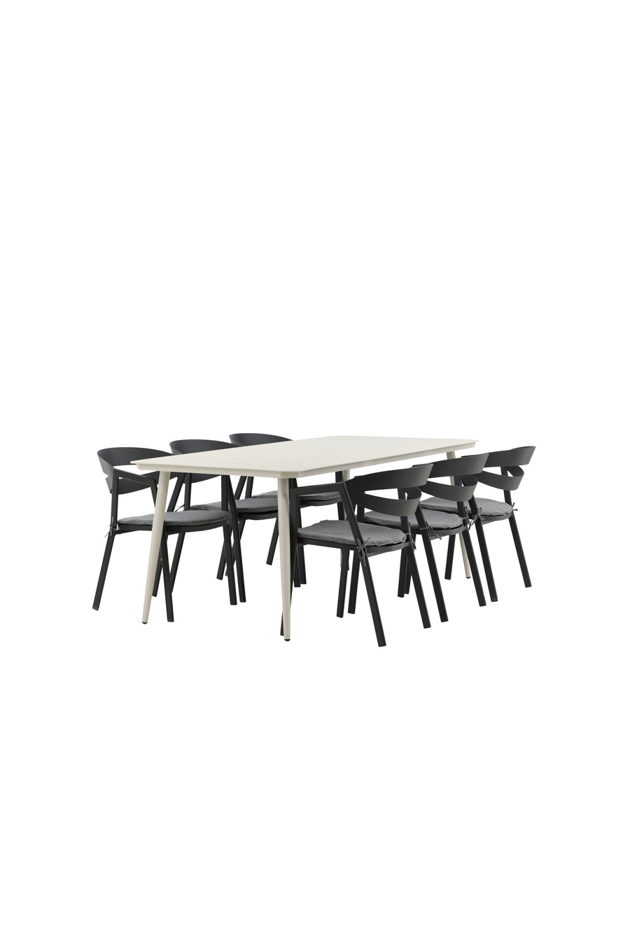 Lina Rektangulær Spisegruppe 